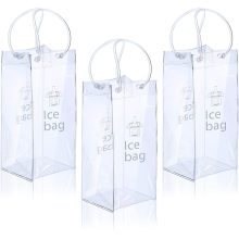 Fashion PVC Bag/PVC Wine Ice Bag/PVC Ice Bag for Wine with Tube Handle